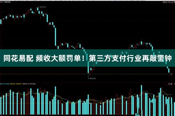 同花易配 频收大额罚单!第三方支付行业再敲警钟