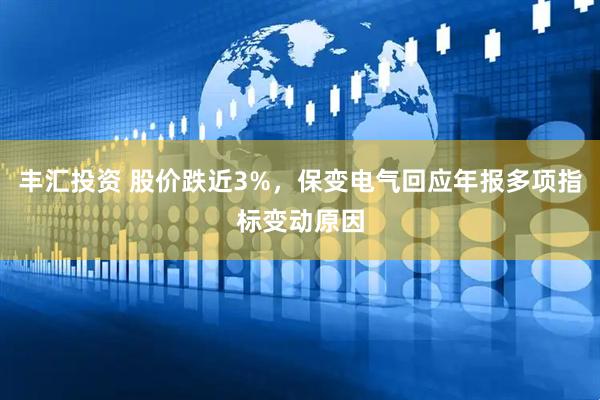 丰汇投资 股价跌近3%，保变电气回应年报多项指标变动原因