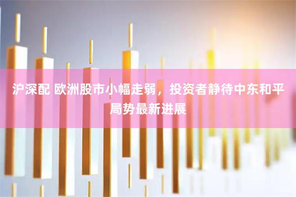 沪深配 欧洲股市小幅走弱，投资者静待中东和平局势最新进展