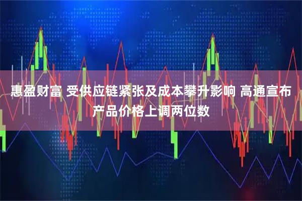 惠盈财富 受供应链紧张及成本攀升影响 高通宣布产品价格上调两位数